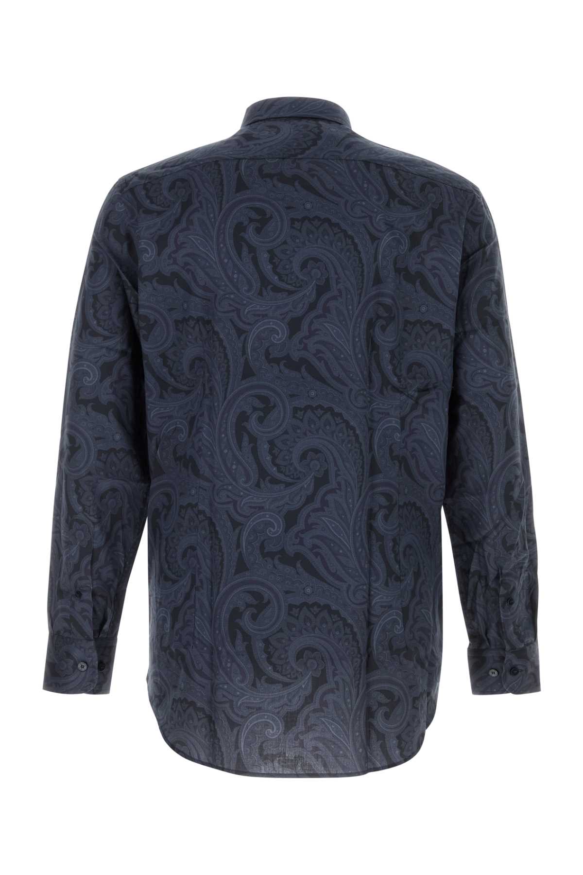 ETRO Printed Cotton Shirt for Men - FW25 Collection