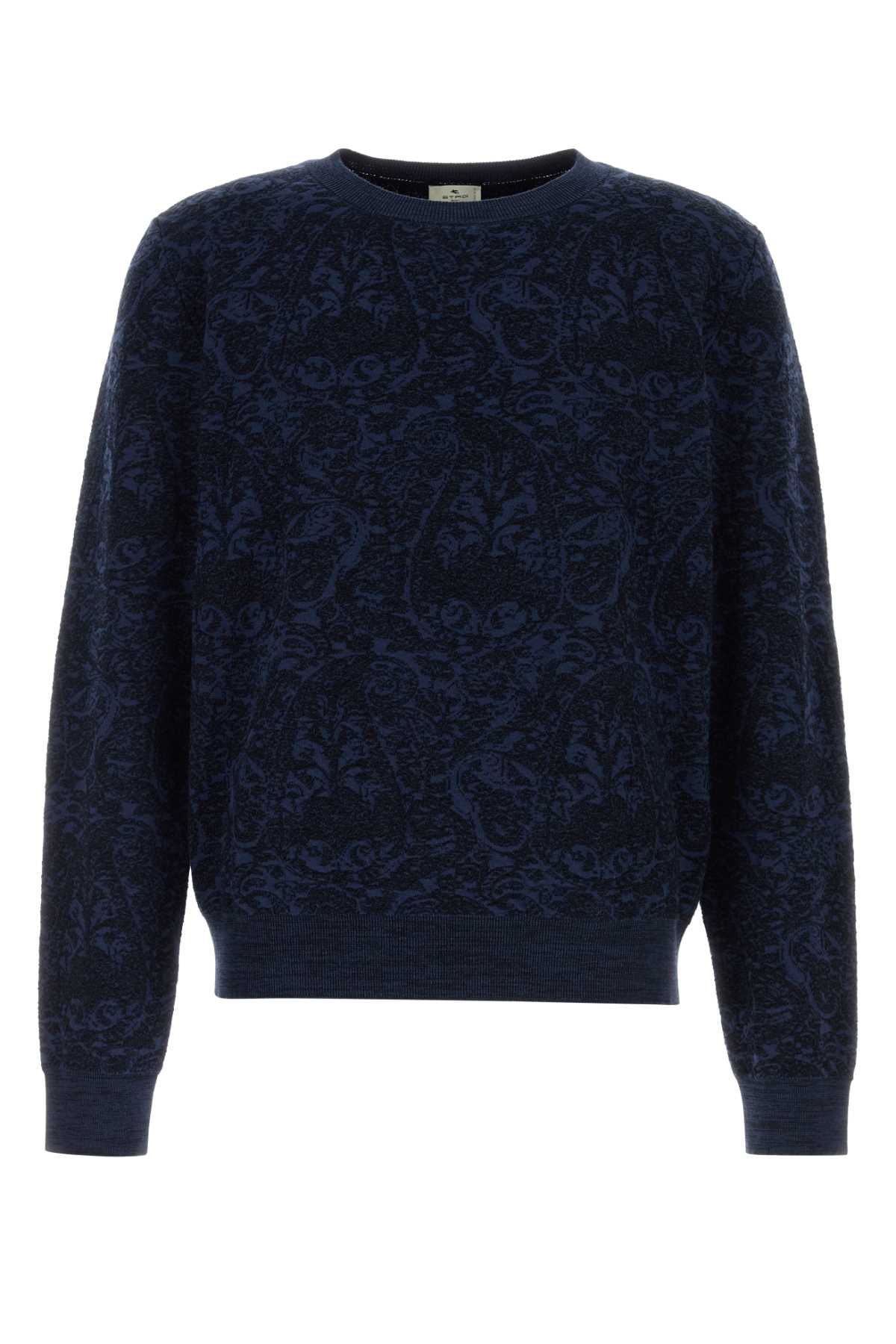 ETRO Embroidered Cotton Blend Sweater for Men - Perfect for Season 25W