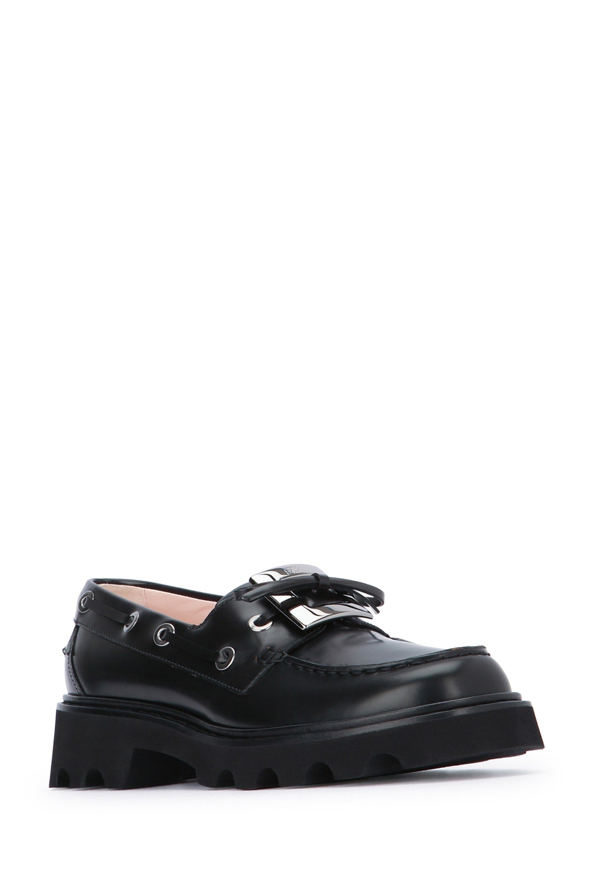 ROGER VIVIER Metal Boat Loafer 20