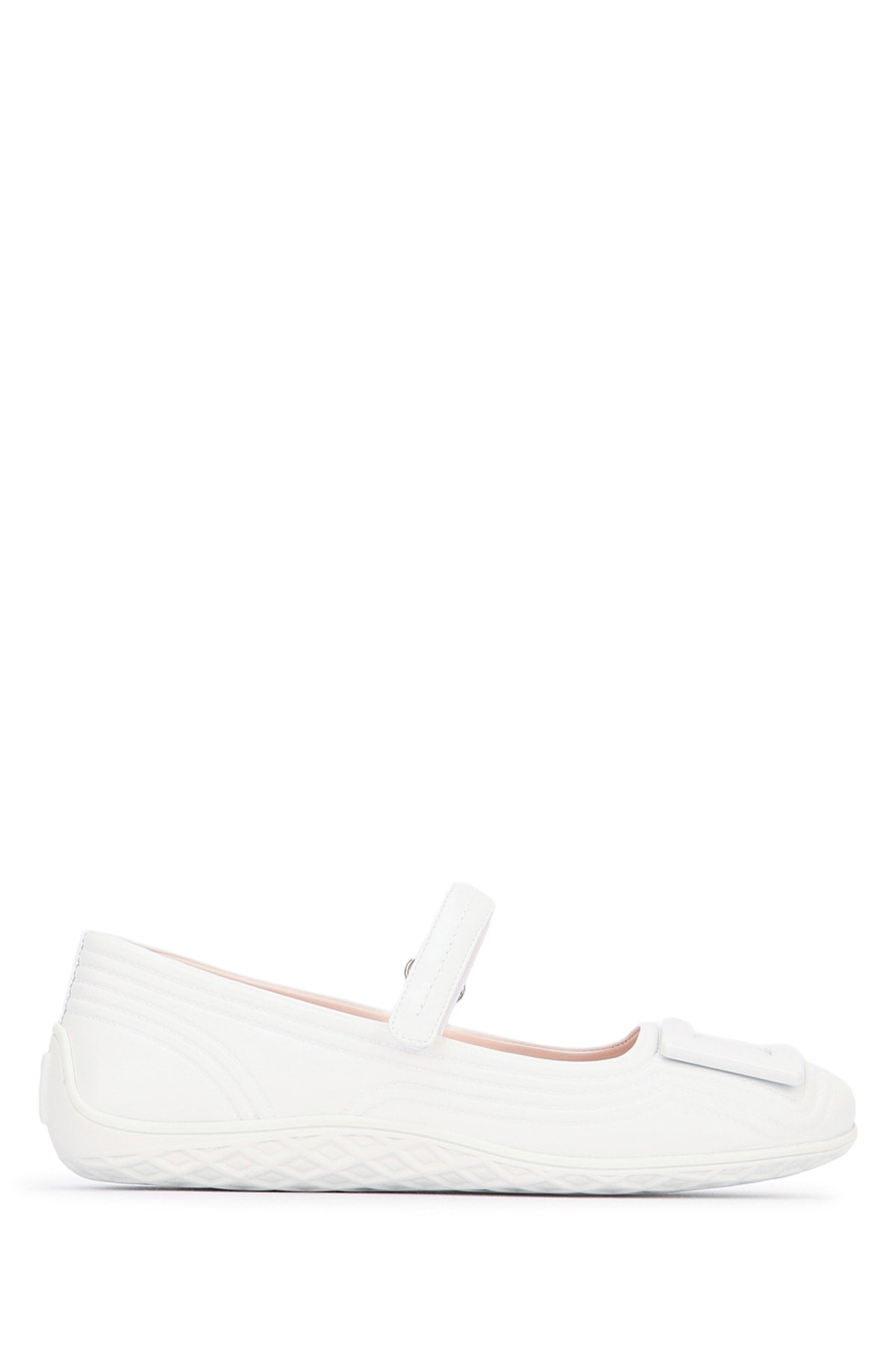 ROGER VIVIER Padded Stitching Strap Mini Sandals