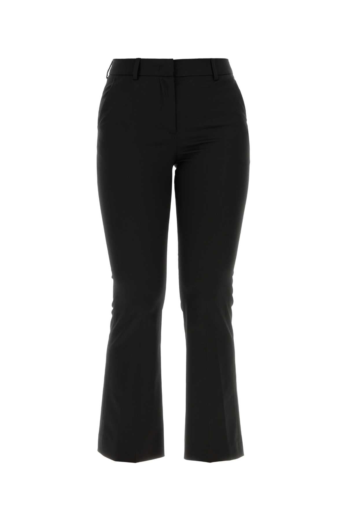 PT TORINO Women's Black Stretch Polyester Blend Pants