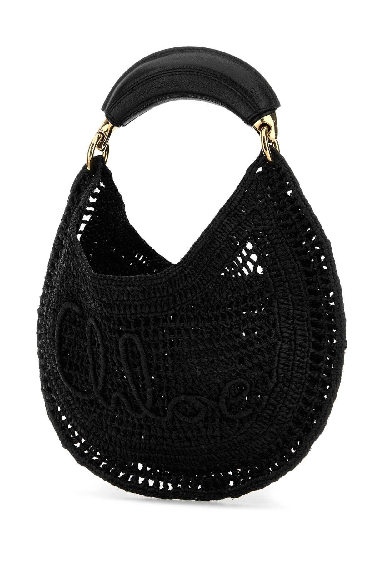 CHLOE Mini Raffia Banana Handbag - 36 cm Width