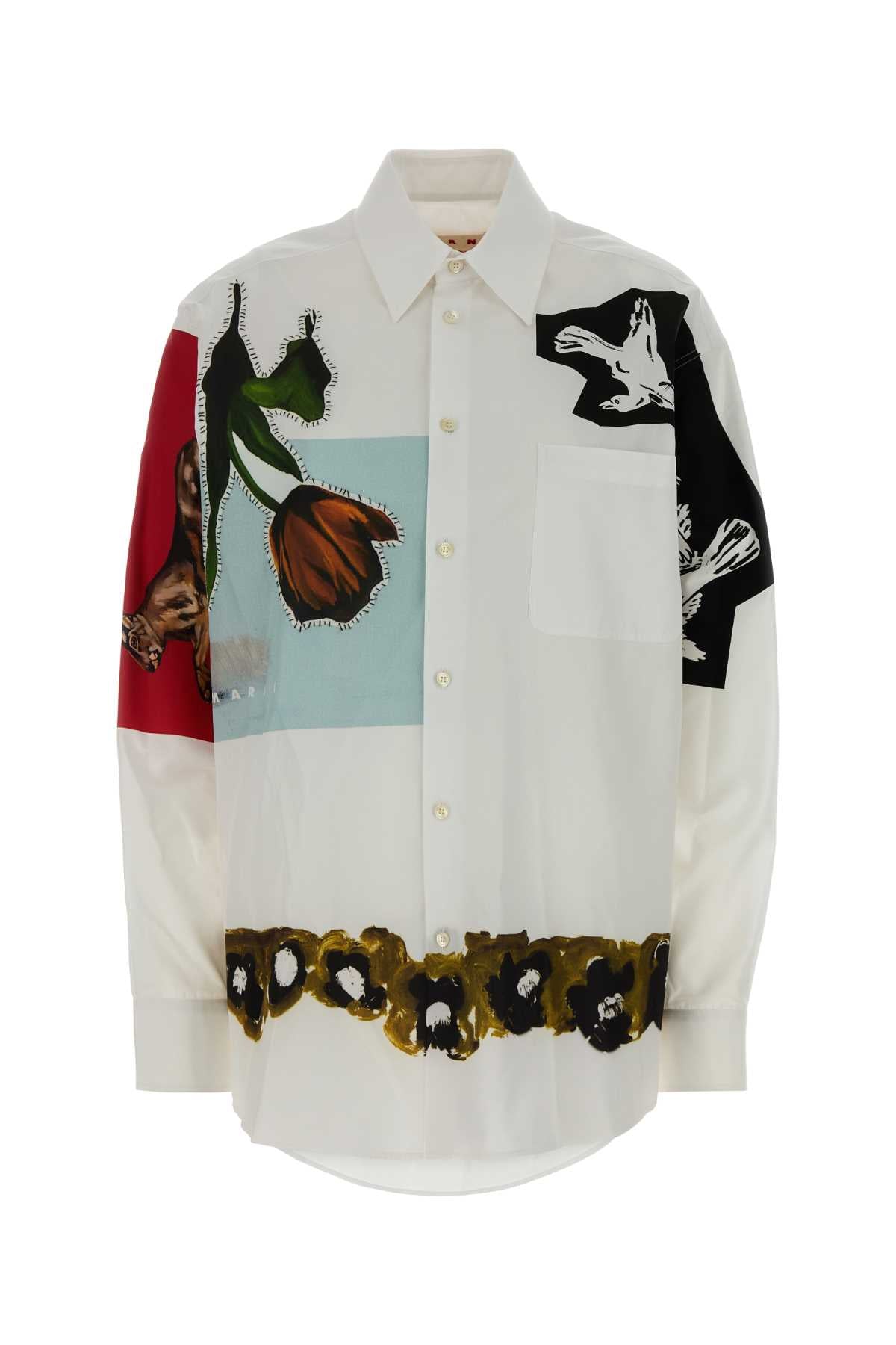 MARNI Feminine Poplin Shirt