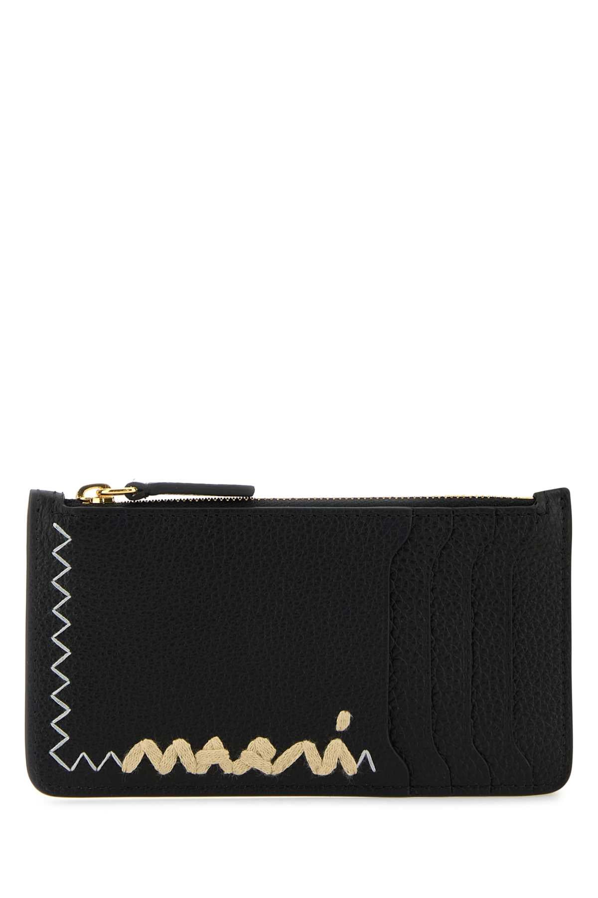 MARNI Mini Leather Card Holder