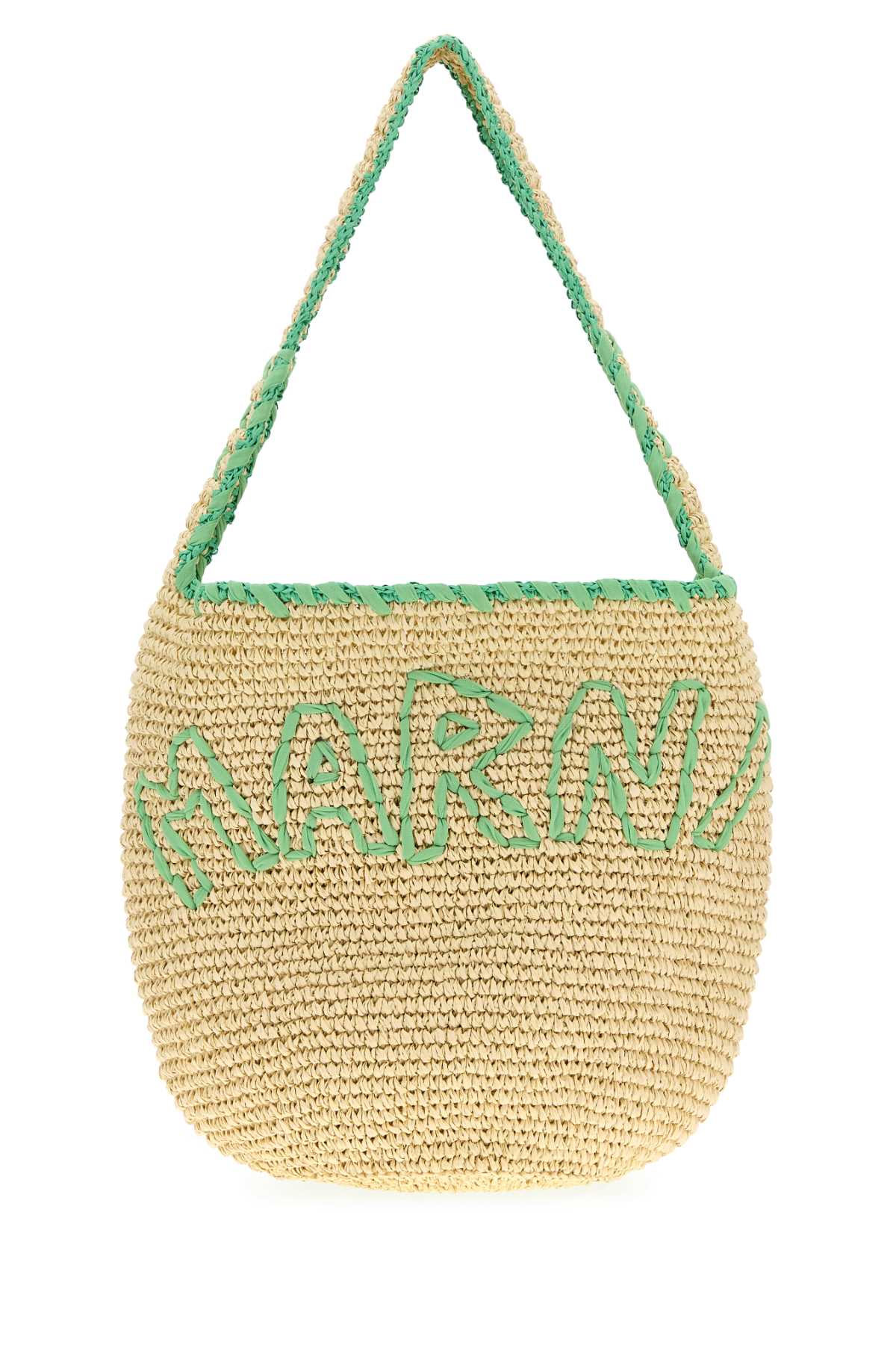MARNI Raffia Shopping Handbag - 40x40x15 cm