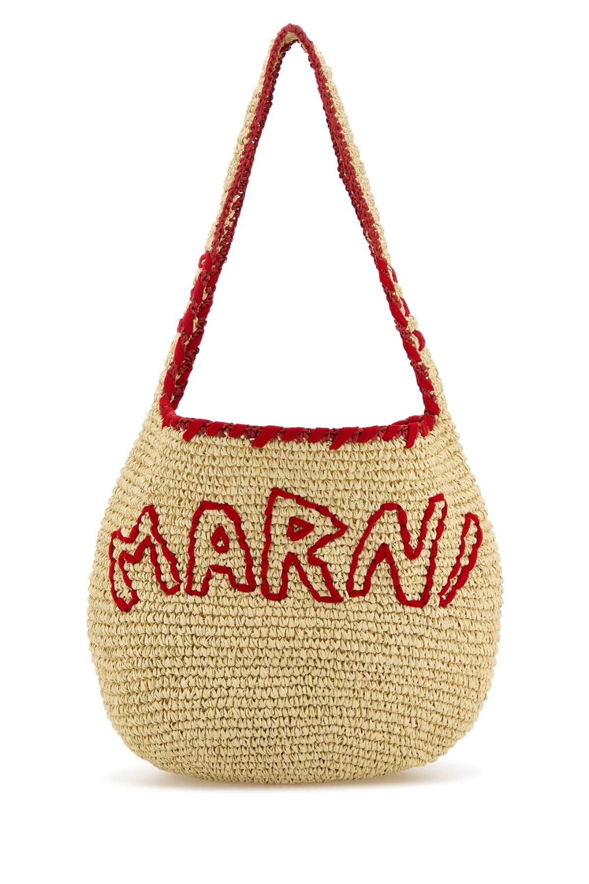 MARNI Raffia Shopping Handbag - 40 cm x 40 cm x 15 cm