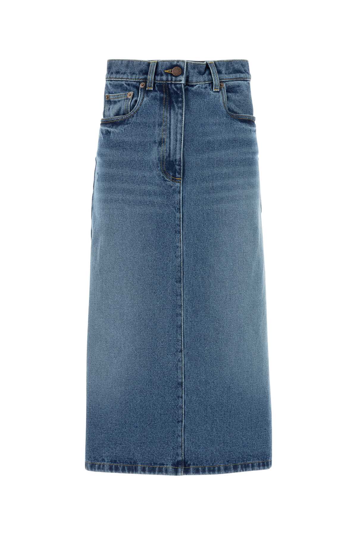 PRADA Women's Denim Mini Skirt