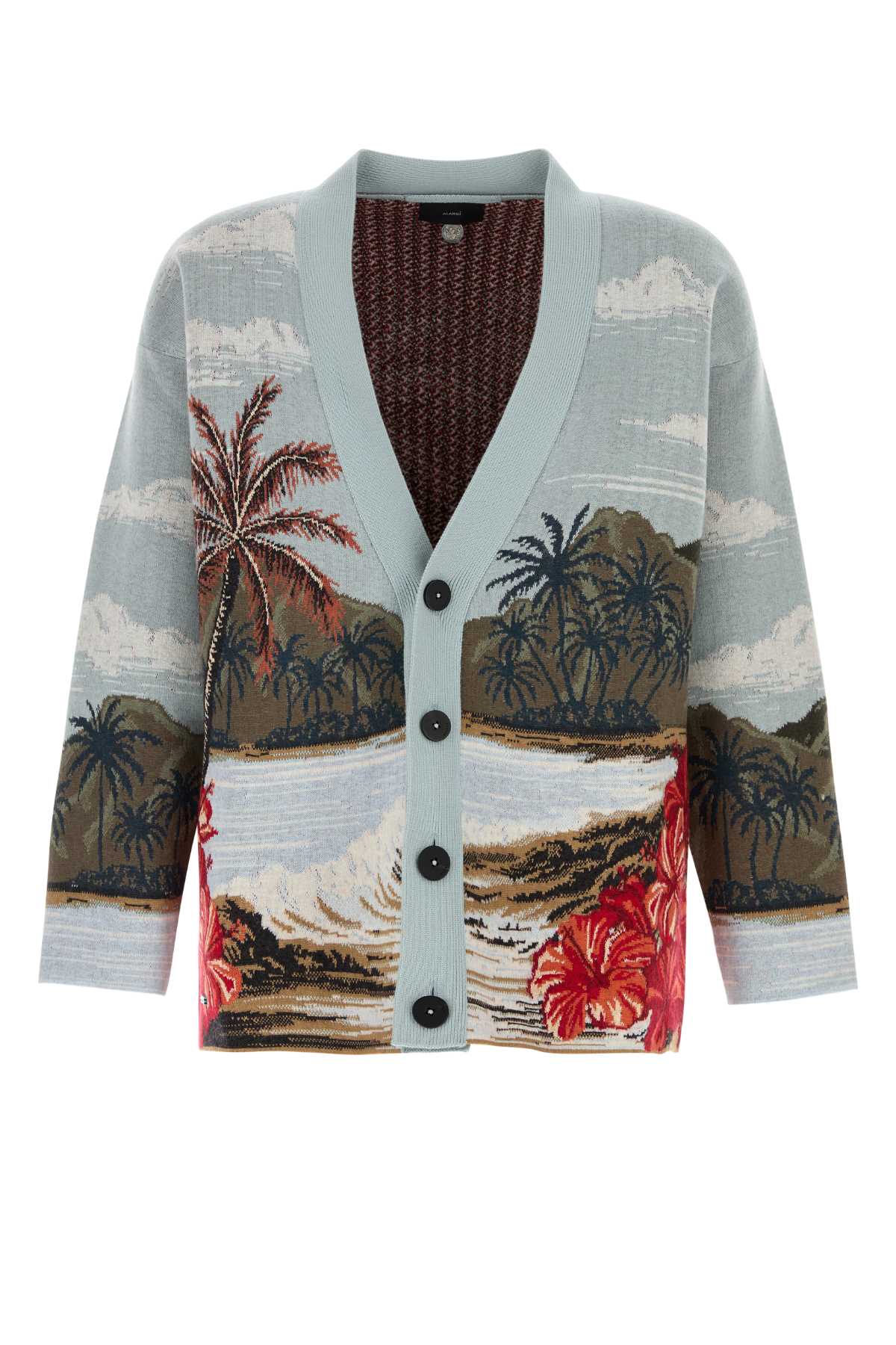 ALANUI Embroidered Wool Blend Cardigan - Men's Knitwear