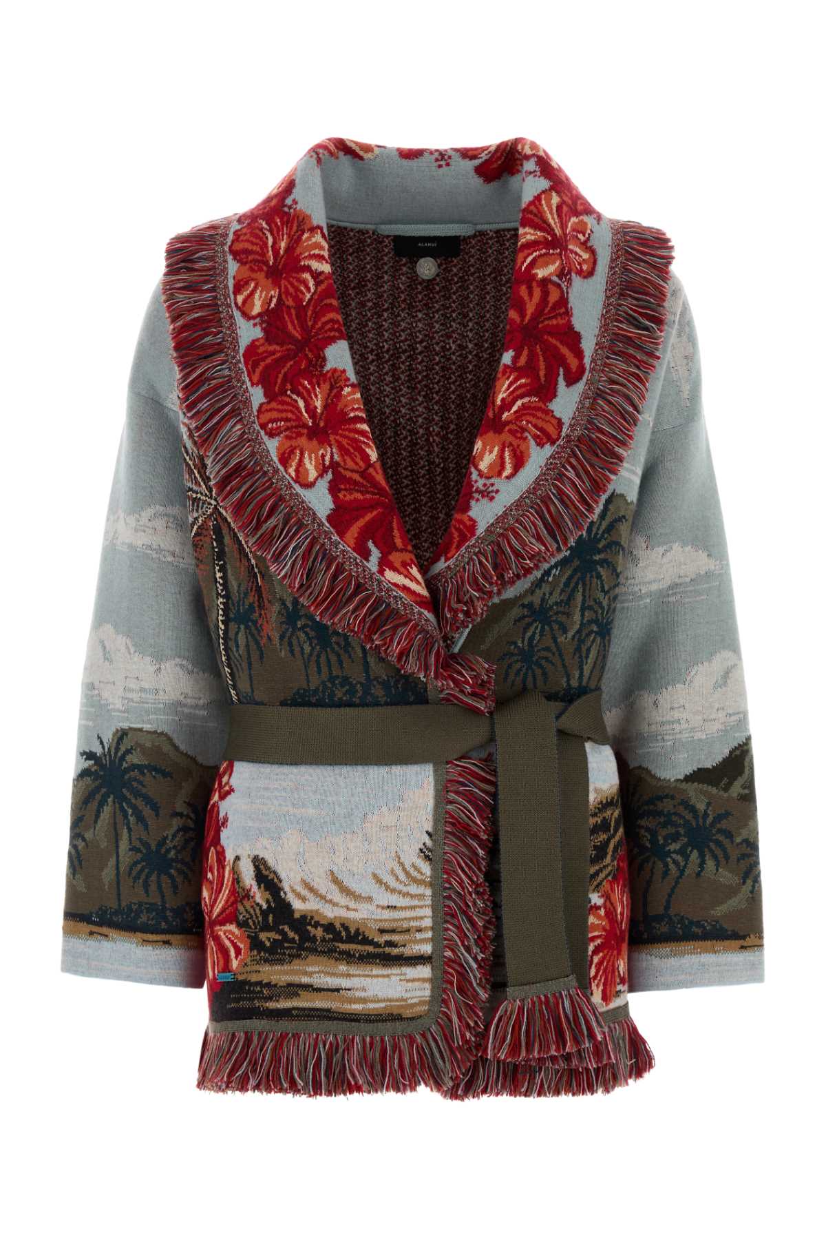 ALANUI Embroidered Wool Blend Hidden Bay Cardigan - Fashion Essential