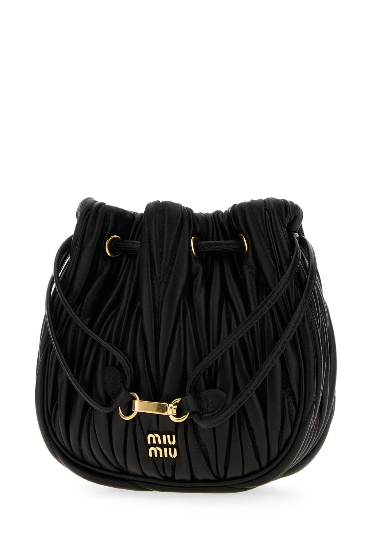 MIU MIU Mini Nappa Leather Pouch Handbag - Chic and Versatile