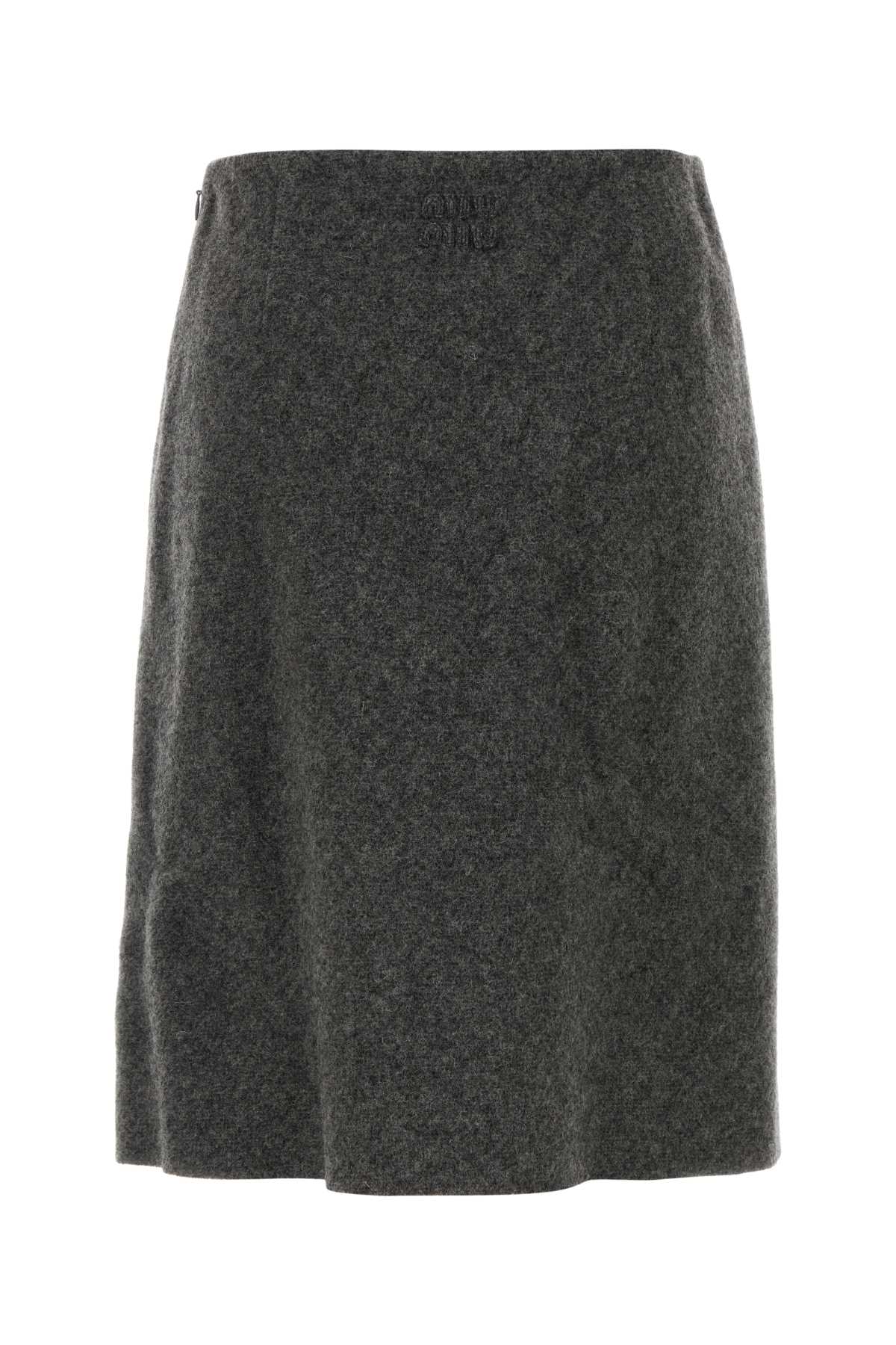 MIU MIU Chic Mini Wool Skirt for Women