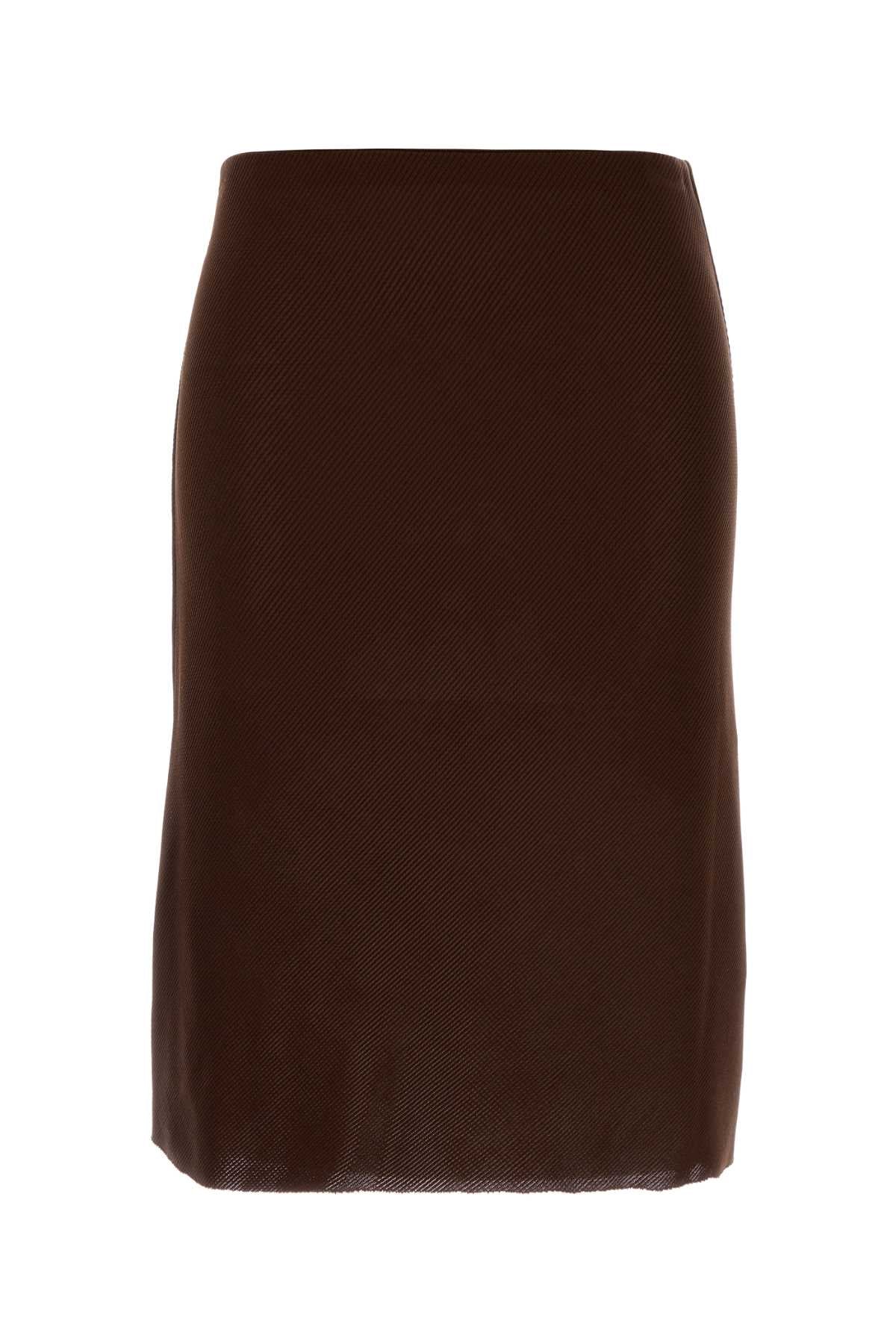 MIU MIU Silk Mini Skirt for Women