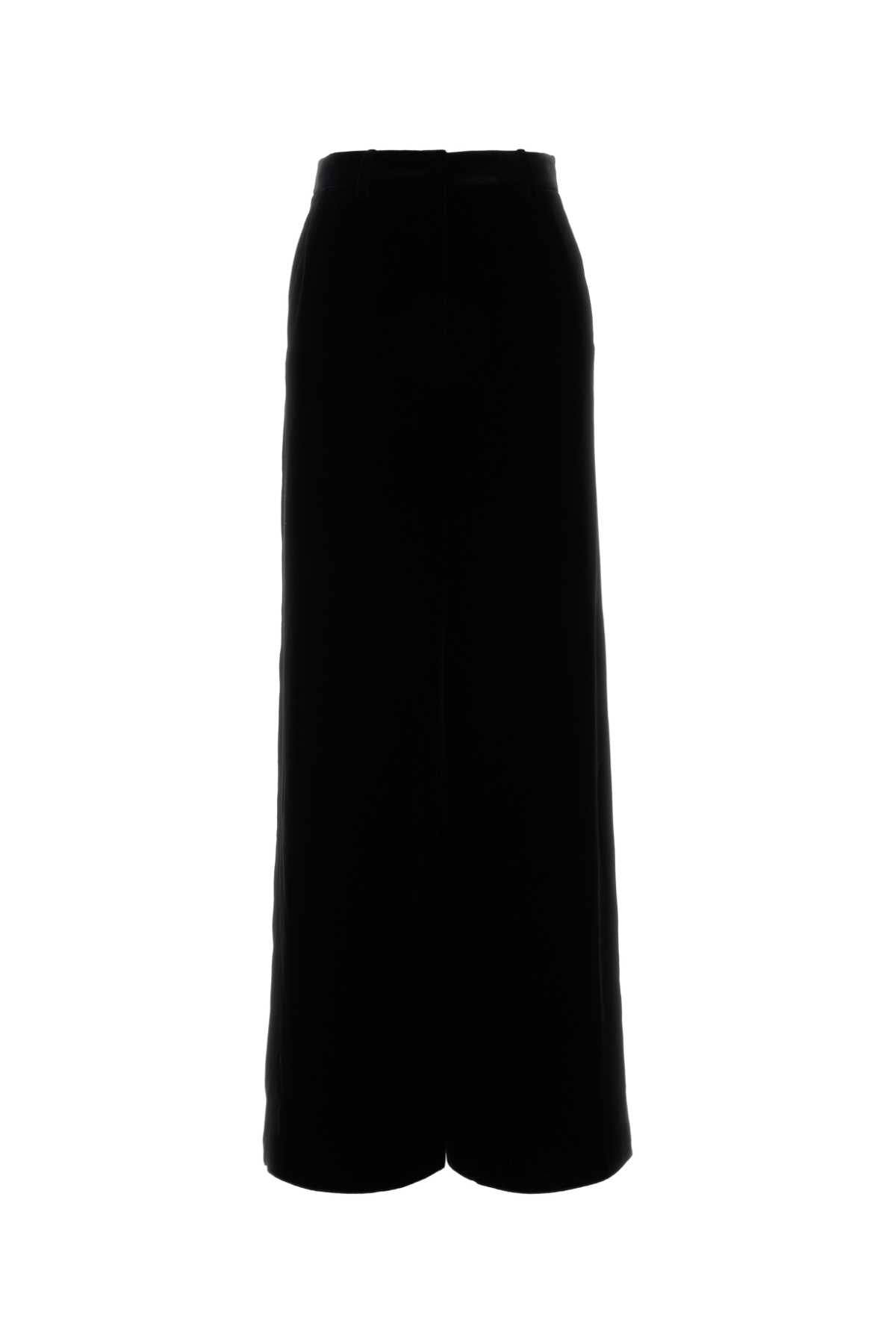 GIORGIO ARMANI Elegant Velvet Palazzo Pants for Women