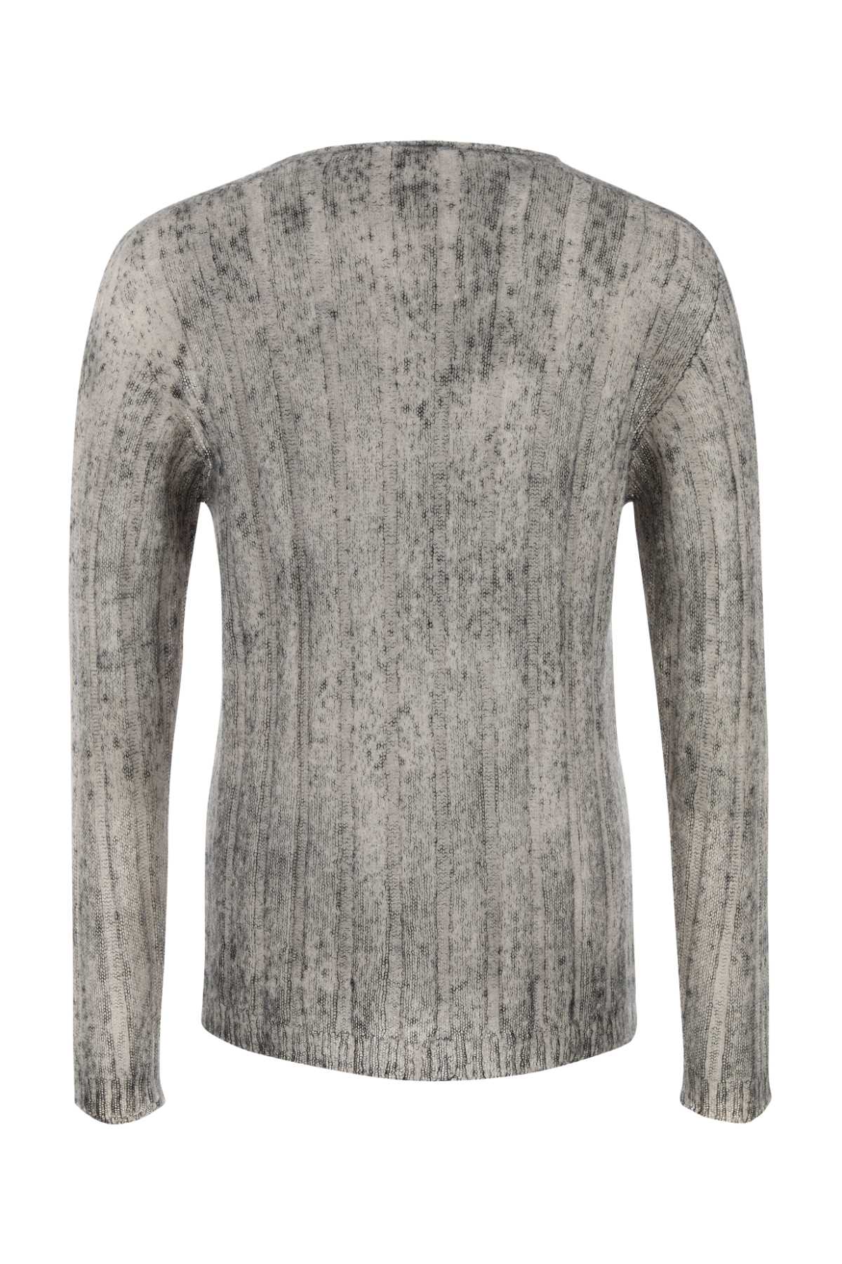 GIORGIO ARMANI Elegant Melange Mohair Blend Sweater for Men