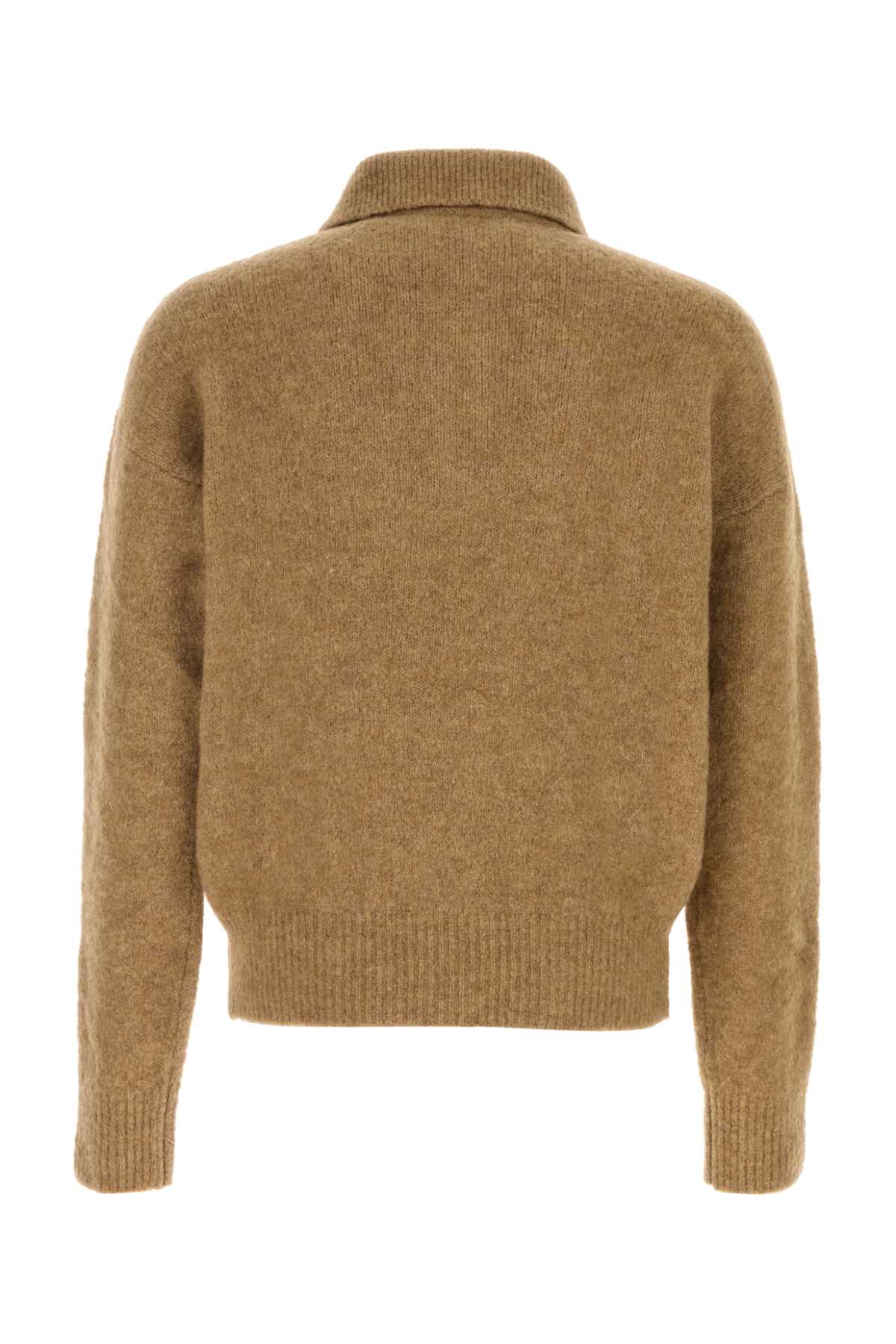 AMI Stretch Alpaca Blend Polo Shirt