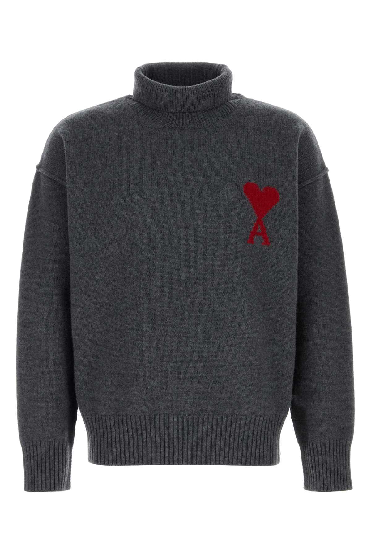 AMI Men's Virgin Wool Sweater