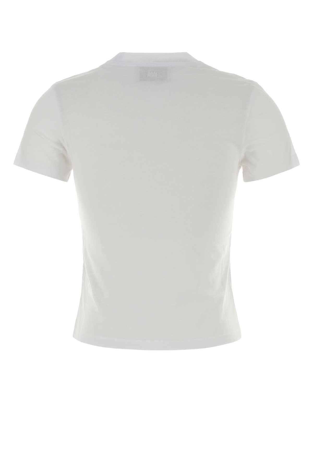 AMI Classic Cotton T-Shirt for Women - Essential Wardrobe Staple