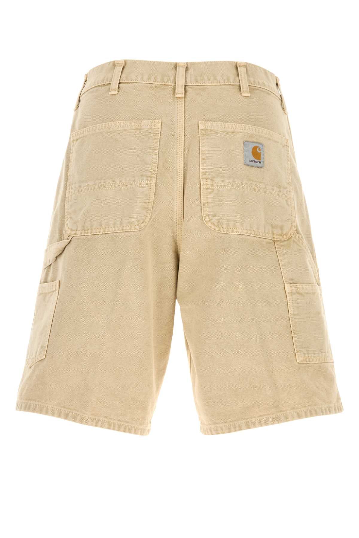CARHARTT WIP Denim Single Knee Mini Shorts