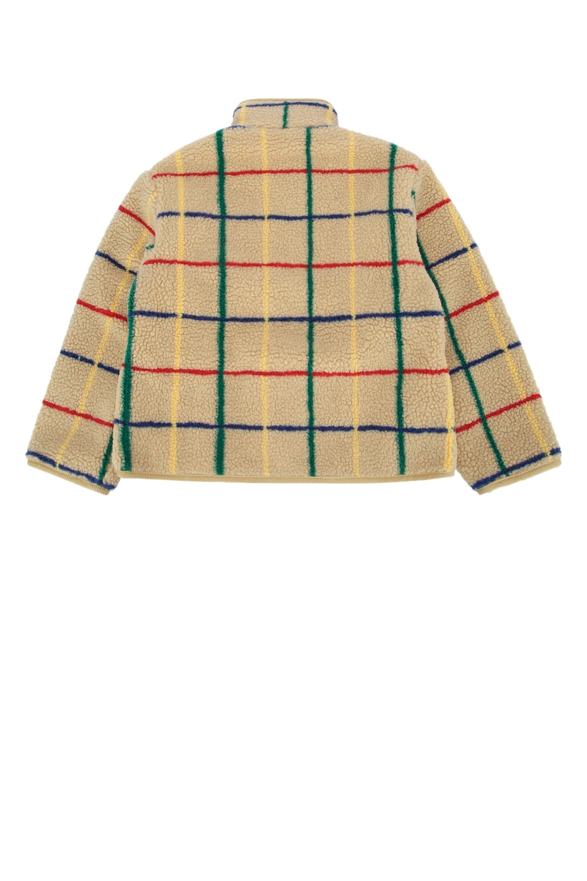 BOBO CHOSES Mini Color Stripes Sheepskin Jacket