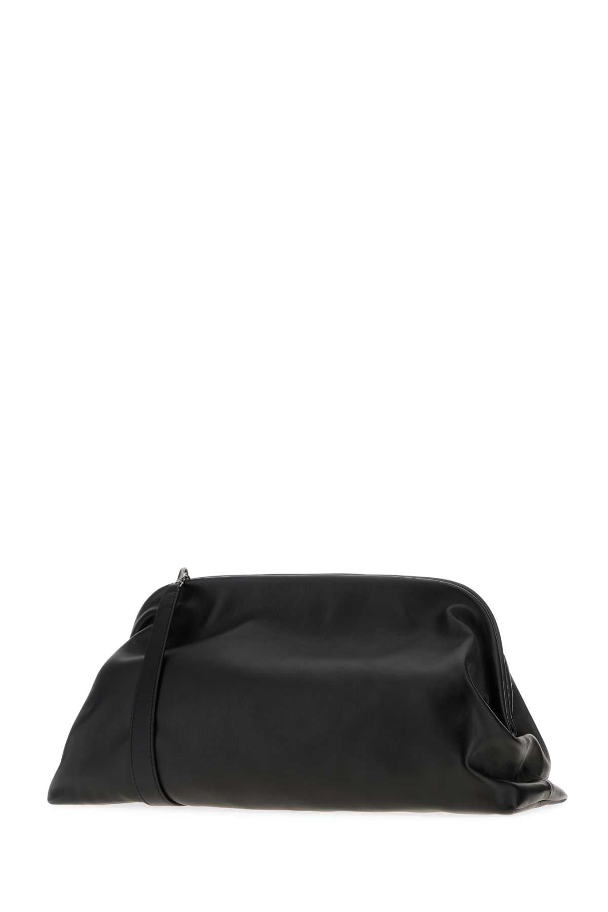 ALBERTA FERRETTI Elegant Nappa Leather Clutch - 47cm x 23cm x 15cm