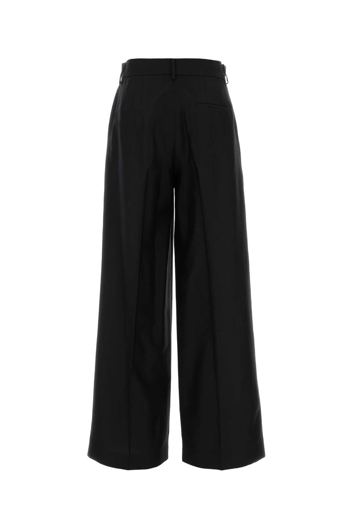 ALBERTA FERRETTI Wide-Leg Wool Blend Pants for Women