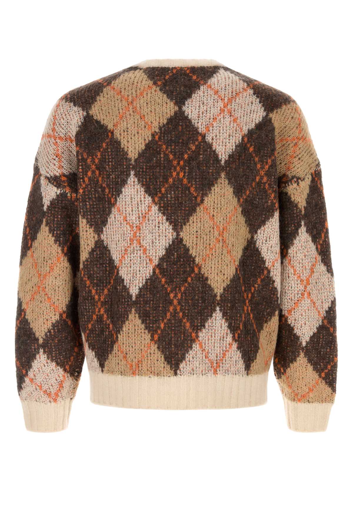 EMPORIO ARMANI Embroidered Nylon Blend Sweater for Men - SS25