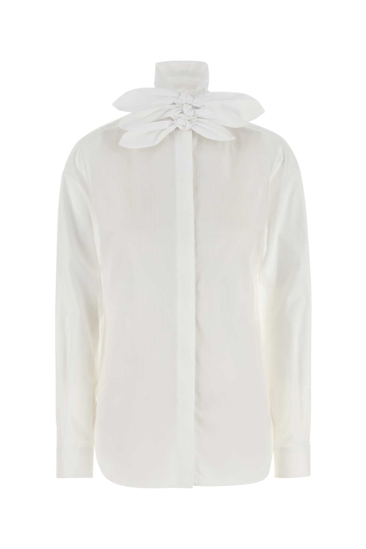 MOSCHINO Embroidered Cotton Shirt for Women