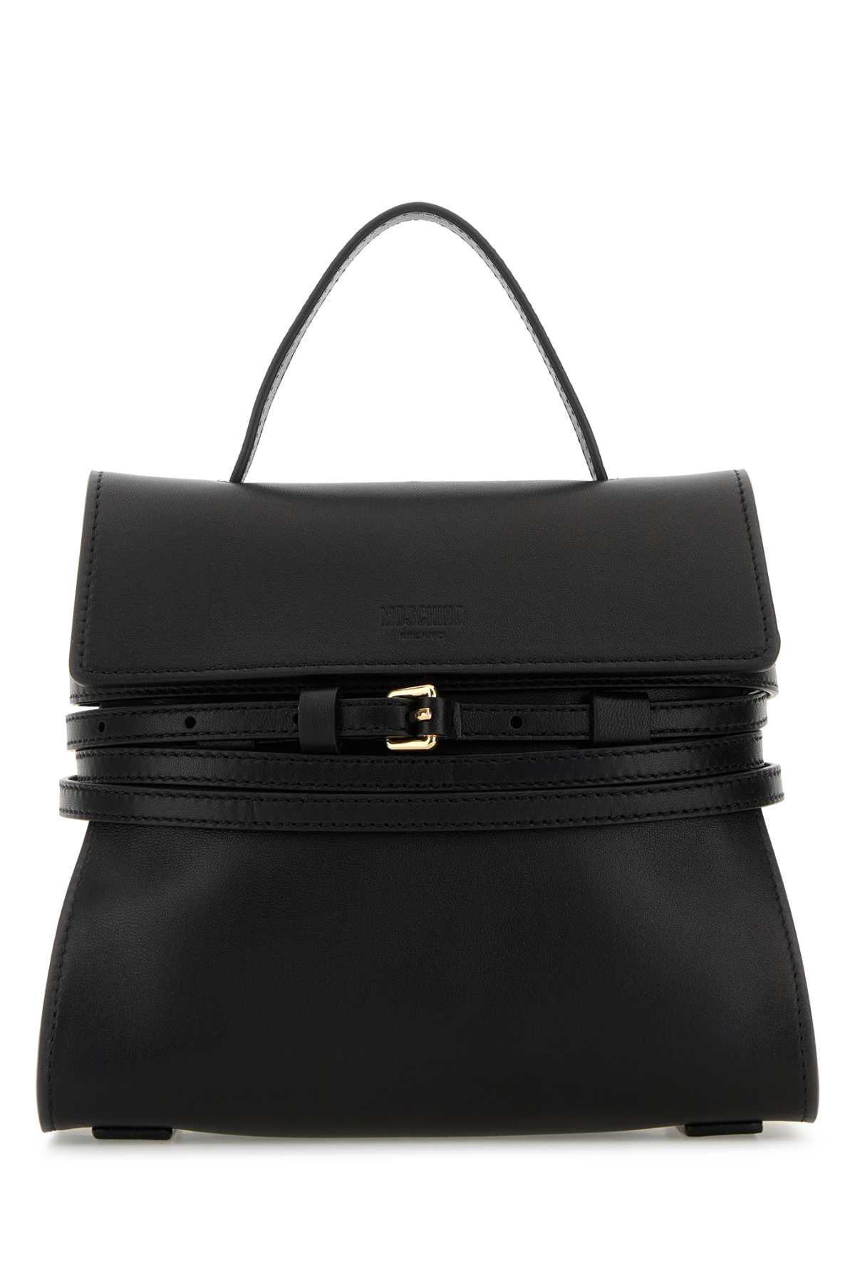 MOSCHINO Mini Leather Tie Me Handbag