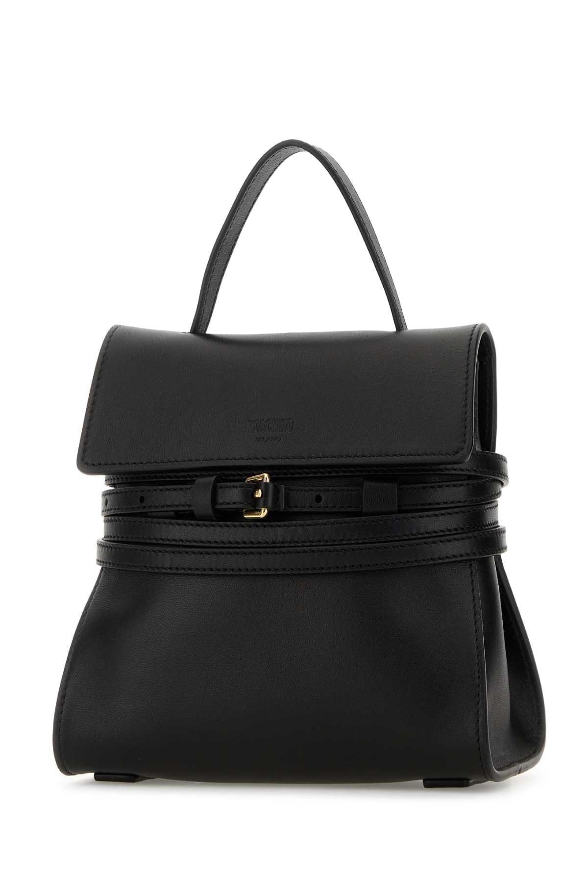 MOSCHINO Mini Leather Tie Me Handbag