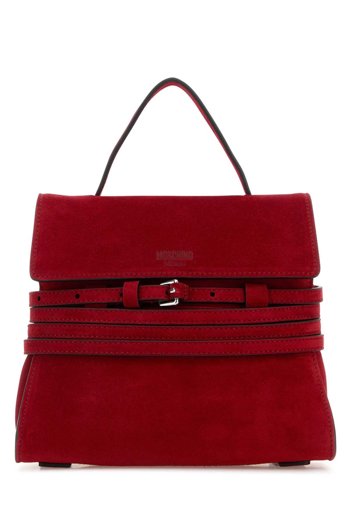 MOSCHINO Mini Suede Tie Me Handbag