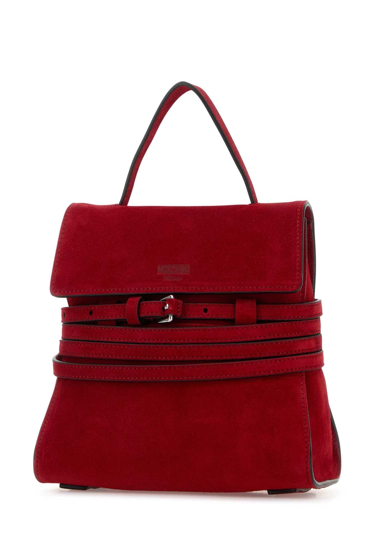 MOSCHINO Mini Suede Tie Me Handbag