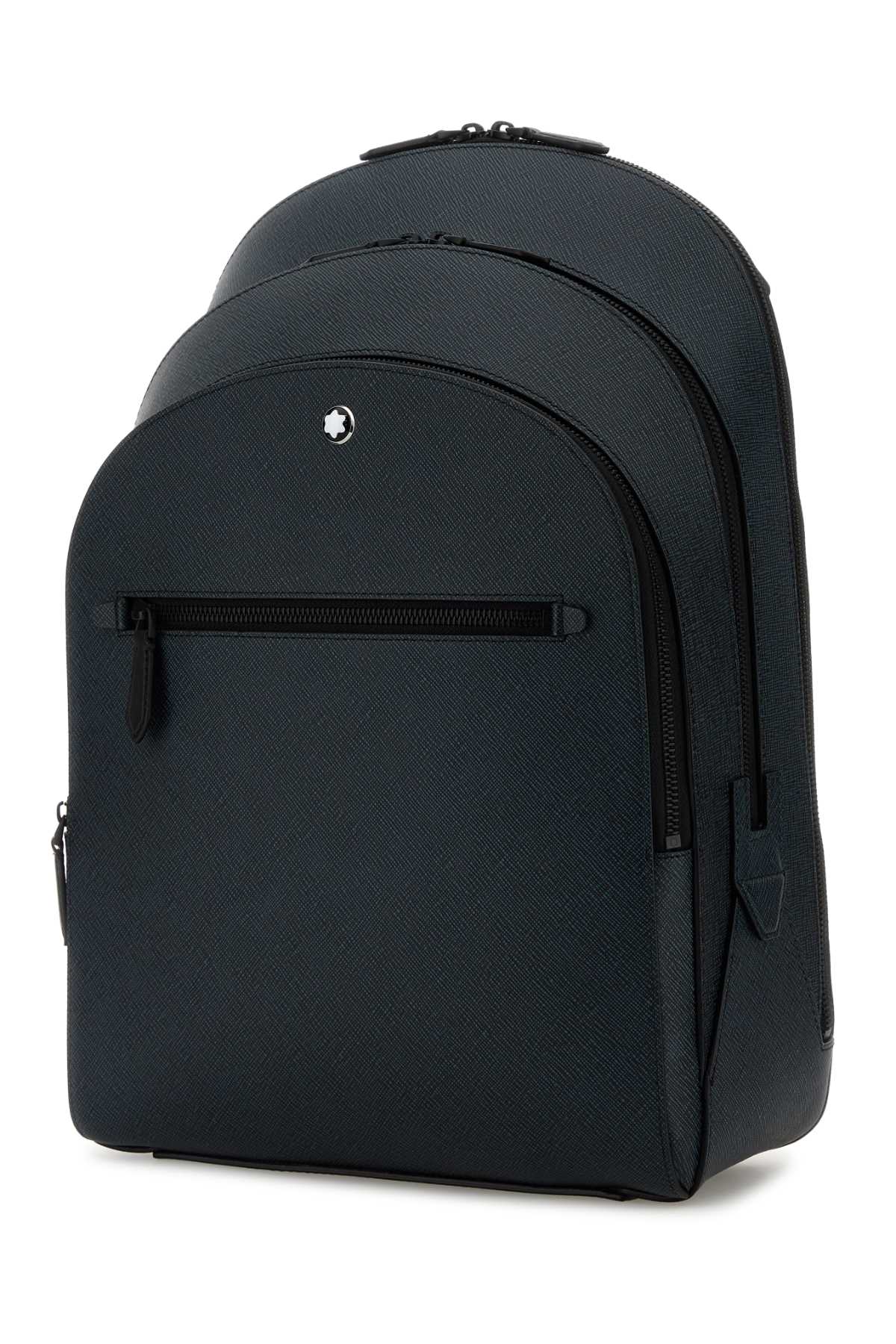 MONTBLANC Medium Leather Backpack - 28 cm x 39 cm x 12 cm