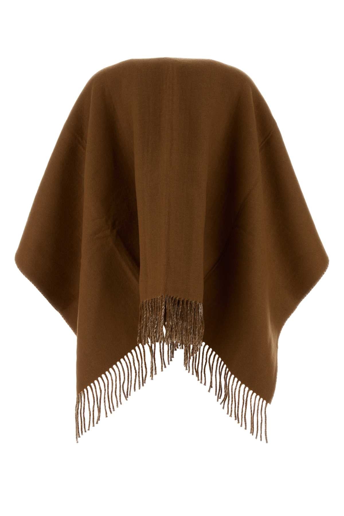 FENDI Reversible Wool Blend Cape