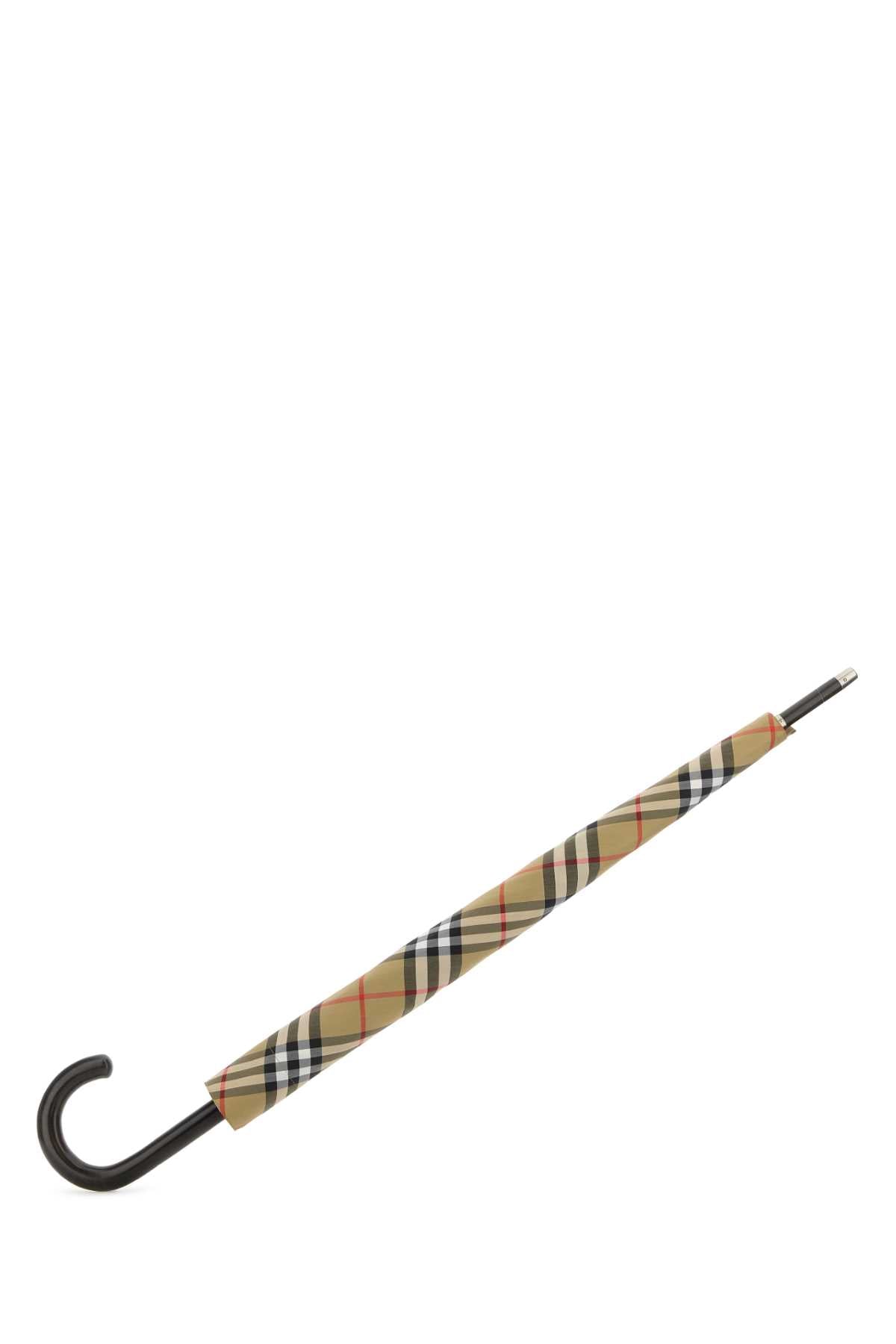 BURBERRY Mini Embroidered Polyester Blend Umbrella