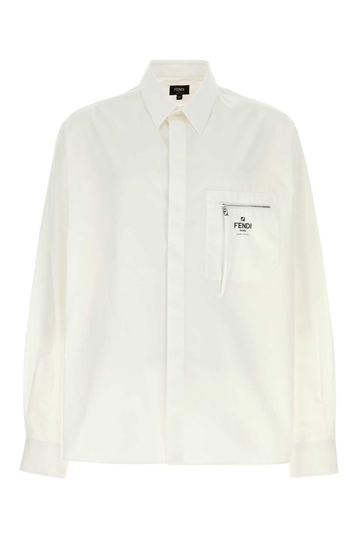 FENDI Classic Poplin Shirt for Men