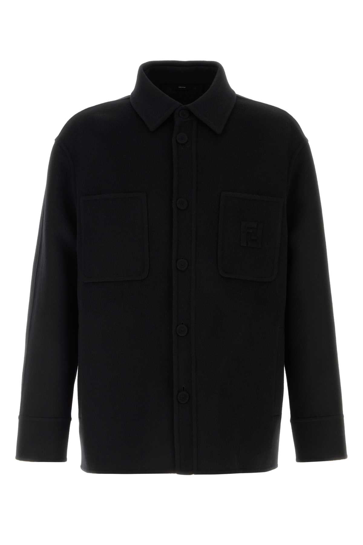 FENDI Trendsetting Wool Blend Blazer for Men