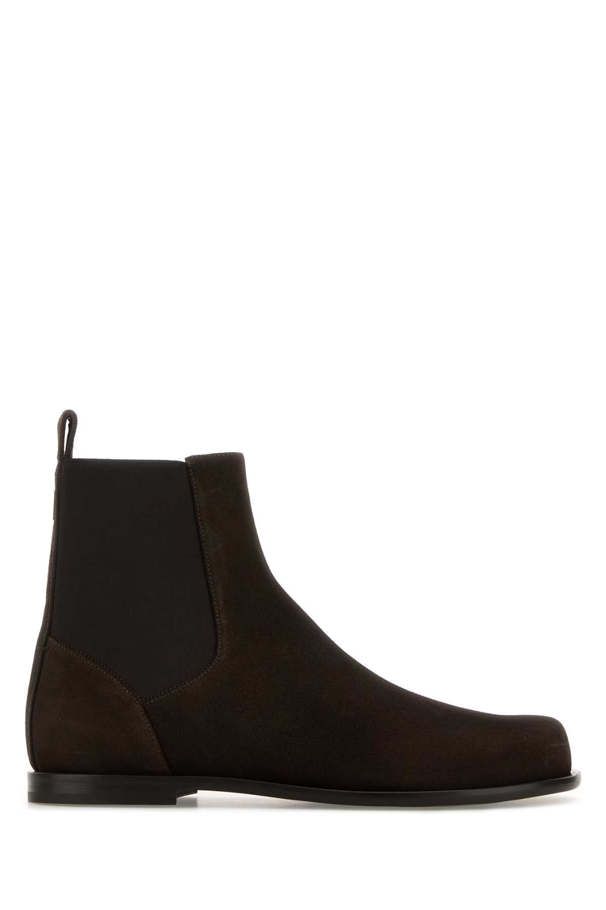 FENDI Suede Chelsea Ankle Boots