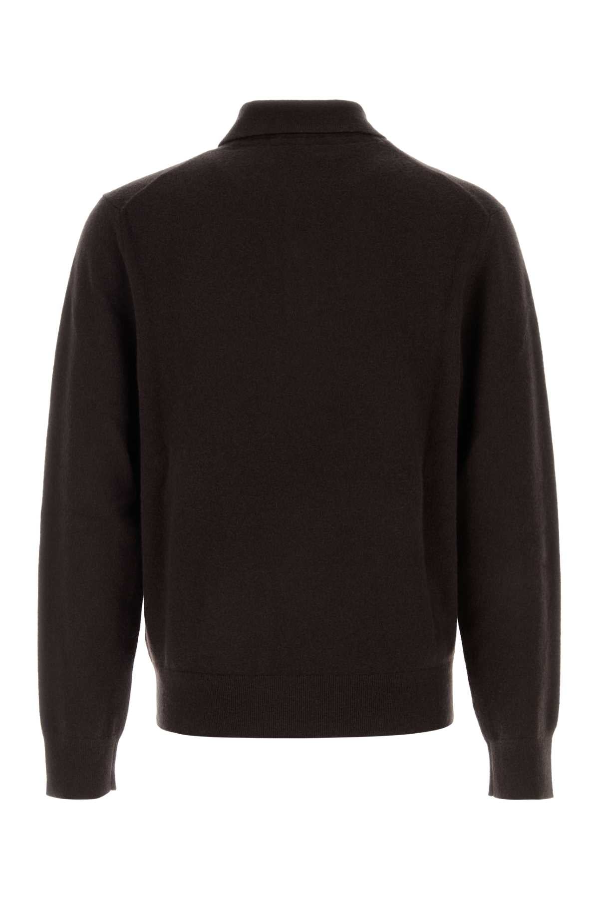 BURBERRY Stretch Cashmere Blend Polo Shirt for Men