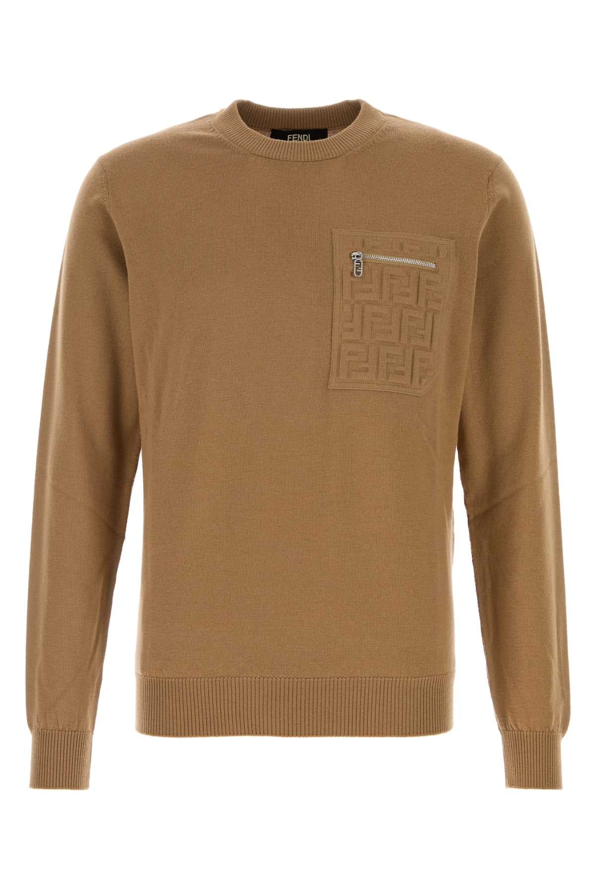 FENDI Stretch Cotton Sweater for Men - Fall/Winter 25W