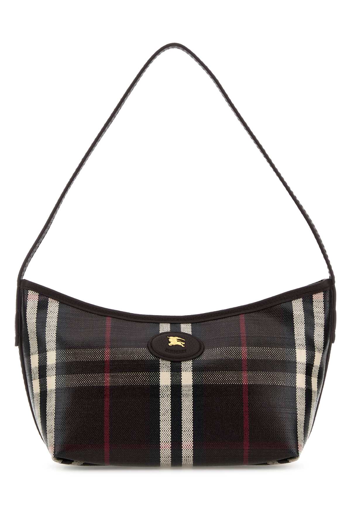 BURBERRY Mini Printed Canvas Highlands Shoulder Handbag