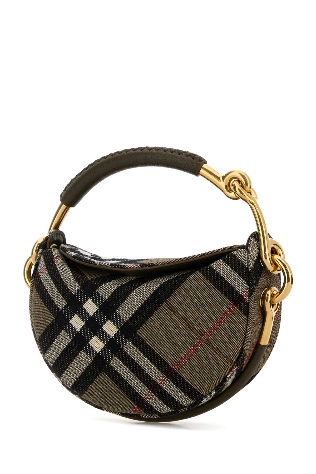 BURBERRY Embroidered Fabric Bridle Handbag - 19cm x 12cm x 5cm