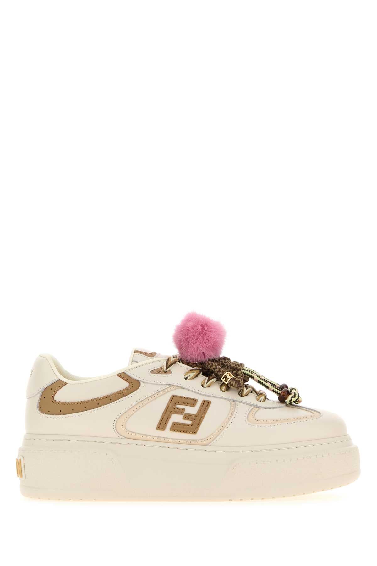 FENDI Multicolor Leather Match Sneaker - 5 cm Platform