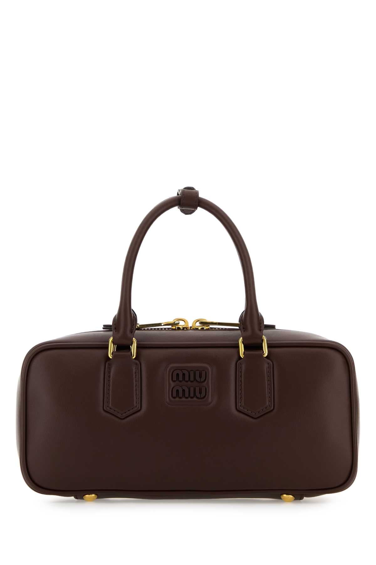 MIU MIU Mini Arcadie Leather Handbag