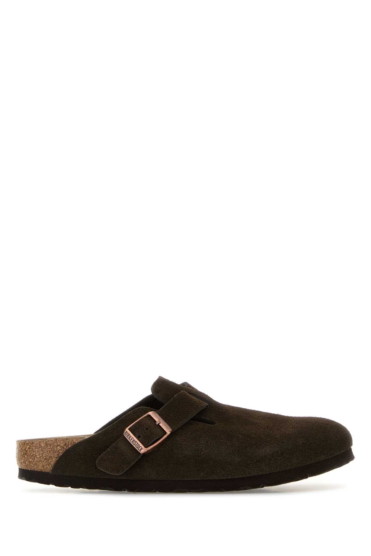 BIRKENSTOCK Unisex Suede Boston Slippers