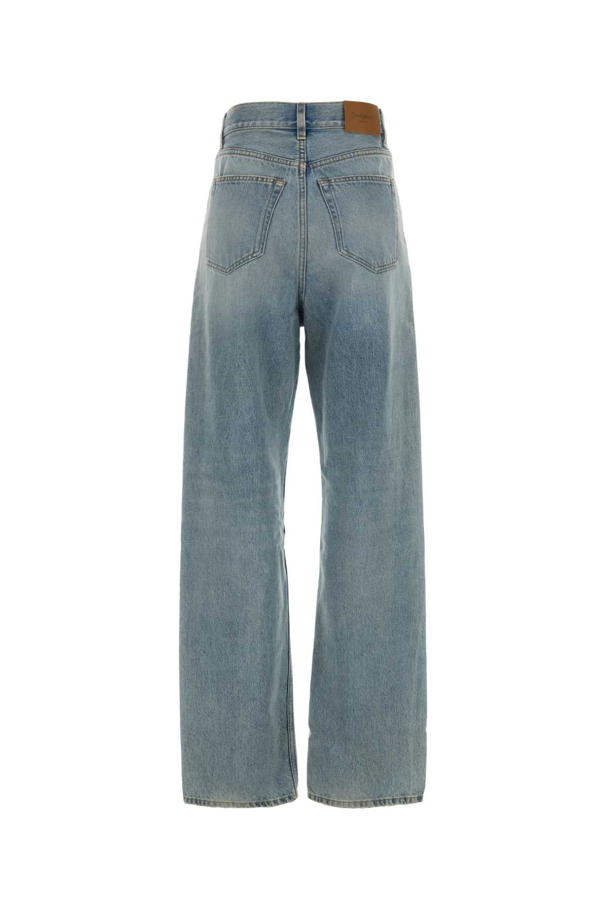 SAINT LAURENT Wide-Leg Denim Jeans for Women