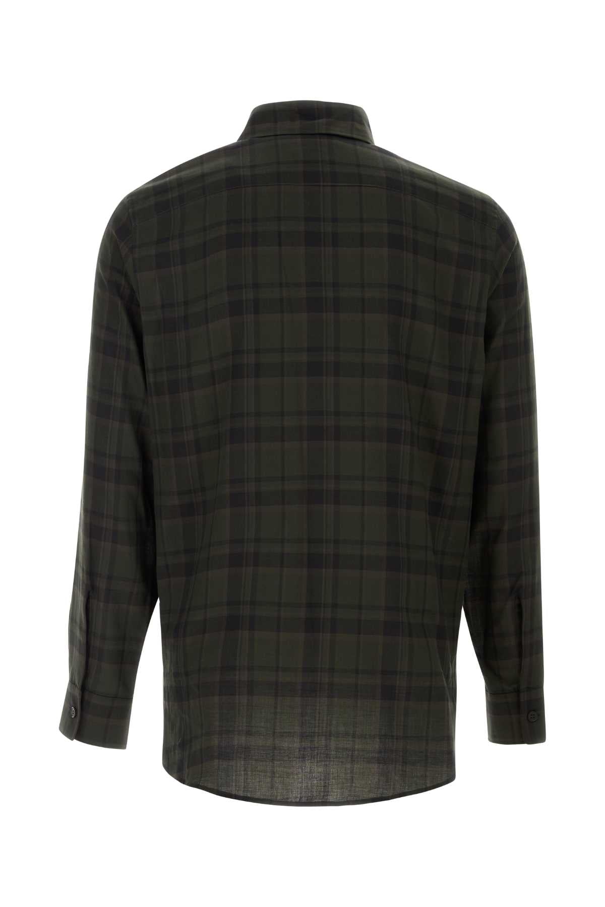 SAINT LAURENT Embroidered Cotton Shirt for Men - Season 25W