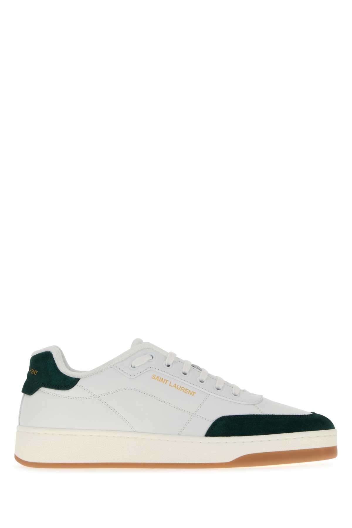 SAINT LAURENT Men's SL/61 Leather Sneakers