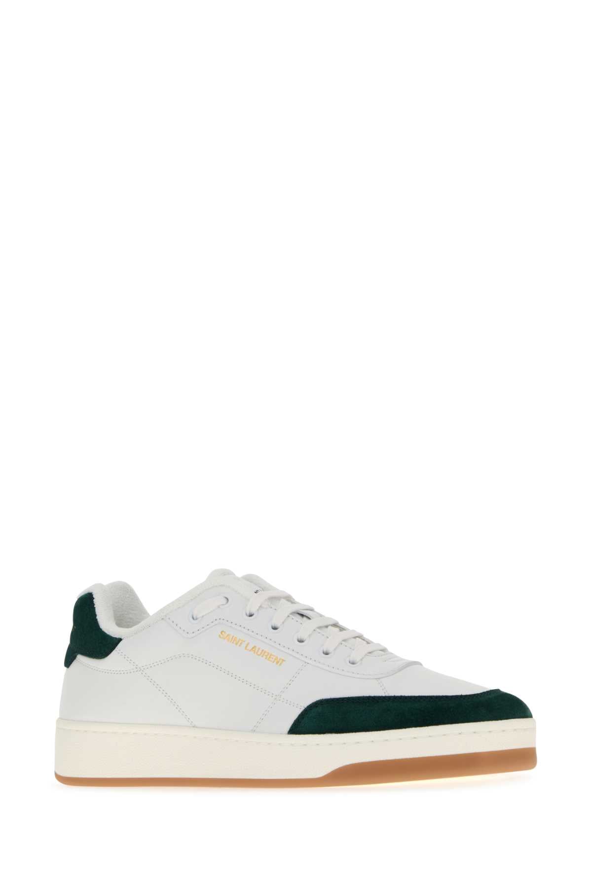 SAINT LAURENT Men's SL/61 Leather Sneakers