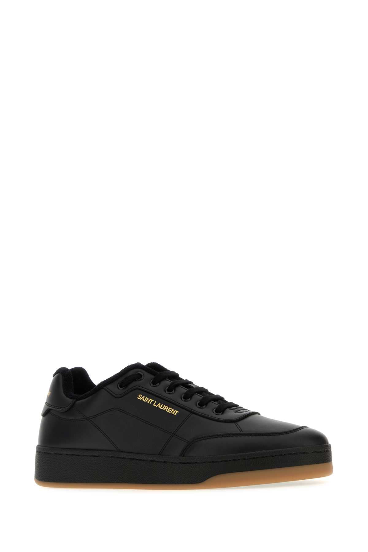 SAINT LAURENT Men's SL/61 Leather Sneakers