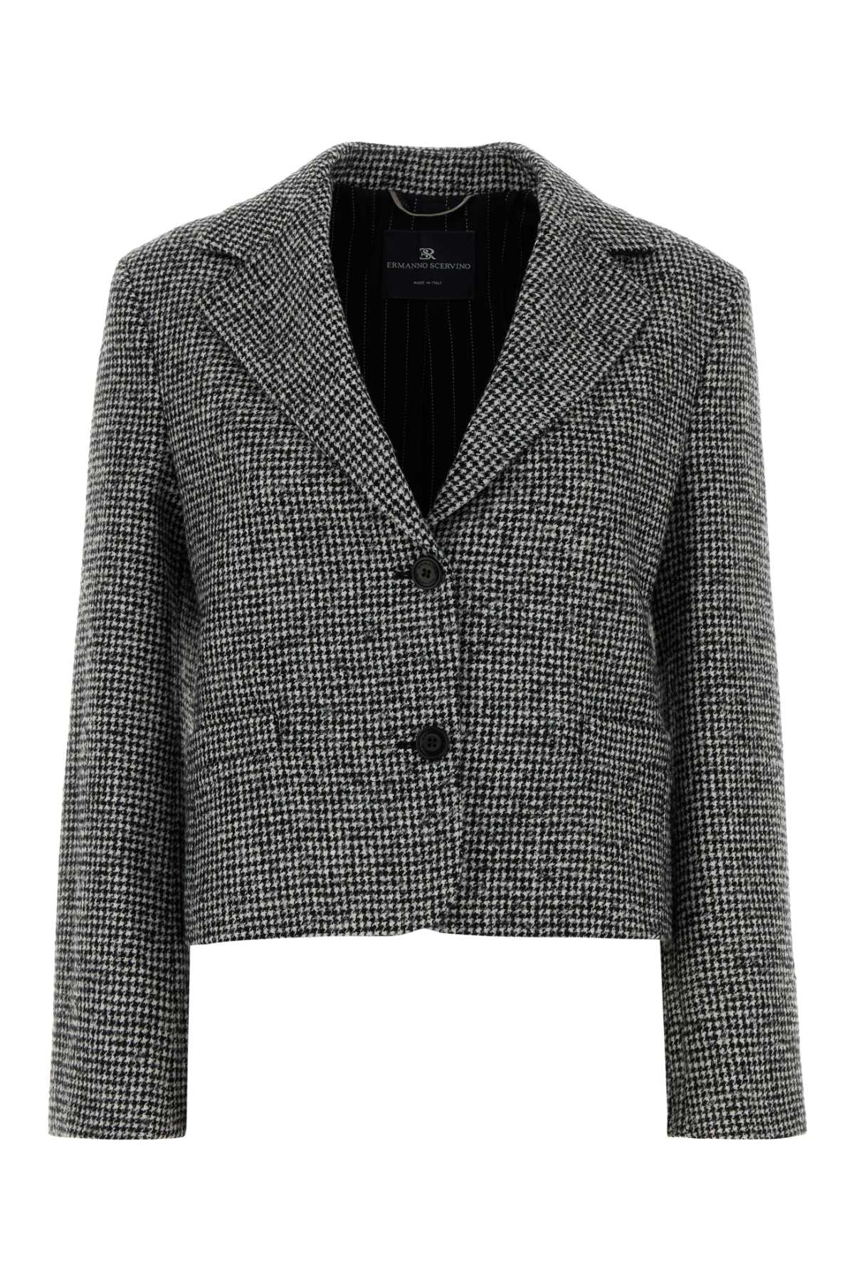 ERMANNO SCERVINO Embroidered Wool Blend Blazer for Women
